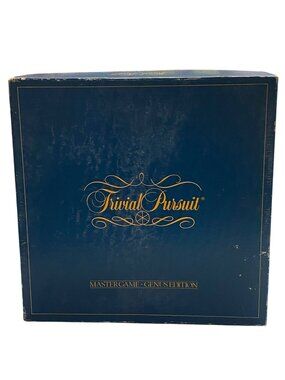 Trivial Pursuit Master Game Genus Edition Board Game Complete Set